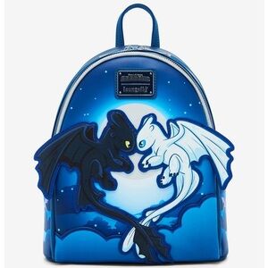 Loungefly DreamWorks How to Train Your Dragon Toothless & Light Fury Mini Bkpk